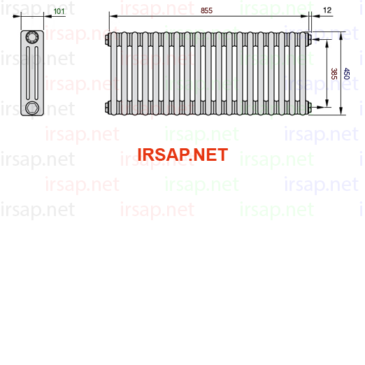 Радиатор IRSAP Tesi 30450/19 T02 CL 01